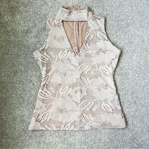 Y2K lace tank by Guess size xsmall. Cross posted